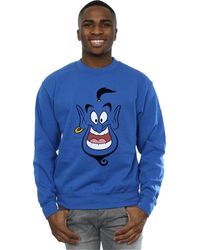 BoohooMAN - Disney Aladdin Genie Face Sweatshirt - Lyst