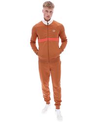 BoohooMAN - Dallas Track Top Mocha Bisque - Lyst