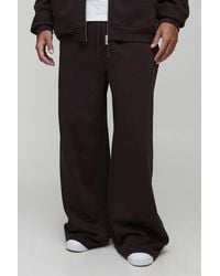BoohooMAN - Tall Basic Extreme Wide Leg Jogger - Lyst