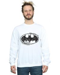 BoohooMAN - Batman Sketch Logo Sweatshirt - Lyst