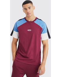 BoohooMAN - Man Colour Block Panelled T-shirt - Lyst