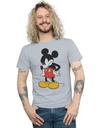 BoohooMAN - Disney Mickey Mouse Angry Look Down T-shirt - Lyst