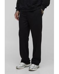 BoohooMAN - Tall 260Gsm Loopback Straight Fit Basic Sweatpants - Lyst