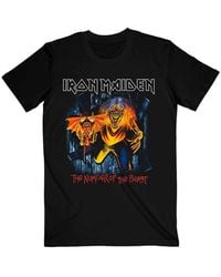 BoohooMAN - Iron Maiden Number Of The Beast Eddie Panel Burst T Shirt - Lyst