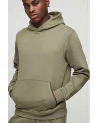 BoohooMAN - Basic Regular Fit Over The Head Hoodie - Lyst