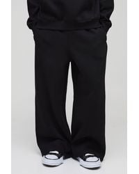 BoohooMAN - 330Gsm Extreme Wide Leg Basic Sweatpants - Lyst
