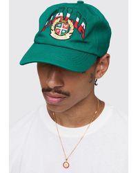 BoohooMAN - Italia Embroidered Cap - Lyst