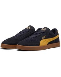 BoohooMAN - Puma Club Ii Era Suede Navy Archive Gold Gum - Lyst
