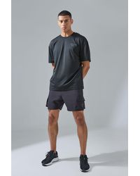 BoohooMAN - Active Training Dept Oversized T-shirt And Cargo Short Set - Lyst
