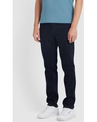 BoohooMAN - Elm Straight Fit Denim Jean Rinse - Lyst