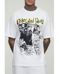 BoohooMAN - Tall Oversized A Tribe Called Quest License Print T-Shirt - Lyst