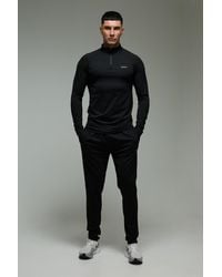 Boohoo - Chándal Tall Man Active Deportivo Con Cremallera 1/4 - Lyst