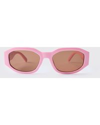 Boohoo - Rectangular Sunglasses - Lyst