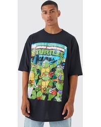 BoohooMAN - Oversized Ninja Turtles Comic License T-shirt - Lyst