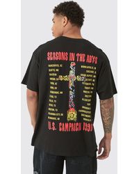 BoohooMAN - Oversized Slayer Band License T-shirt - Lyst