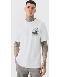 BoohooMAN - Tall Limited Edition Floral Print T-shirt - Lyst