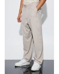 BoohooMAN - Relaxed Fit Pinstripe Suit Trousers - Lyst