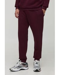 BoohooMAN - Basic Bm Signature Regular Fit Jogger - Lyst