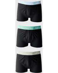 BoohooMAN - Active Performance 3 Pack Boxer - Lyst