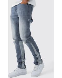 BoohooMAN - Tall Straight Rigid Carpenter Jeans - Lyst