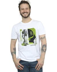BoohooMAN - Disney Lightyear Buzz Tech Panel T-shirt - Lyst