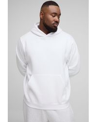 Boohoo - Plus Basic Regular Fit Over The Head Hoodie - Lyst