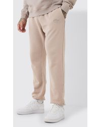 BoohooMAN - Tall Man Core Fit Laundered Wash Jogger - Lyst