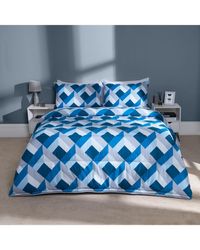 BoohooMAN - Ohs Abstract Geo Coverless 10.5 Duvet Pillowcases Set Bedding Quilt - Lyst