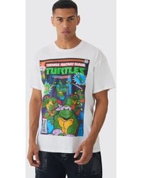 BoohooMAN - Oversized Ninja Turtles Comic License T-shirt - Lyst