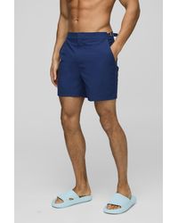 BoohooMAN - Fixed Adjustable Waistband Smart Swimshort - Lyst