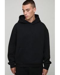 BoohooMAN - Basic Bm Signature Oversized Boxy Hoodie - Lyst