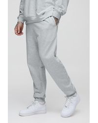 BoohooMAN - Tall 260Gsm Loopback Regular Fit Basic Sweatpants - Lyst