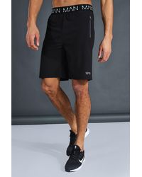 BoohooMAN - Tall Man Active Gym Zip Pocket Regular Fit 9inch Shorts - Lyst