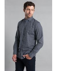 BoohooMAN - French Connection Cotton Long Sleeve Floral Shirt - Lyst