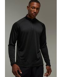 Boohoo - Man Active Lightweight Essentials Gym Raglan Regular Fit 1/4 Zip - Lyst