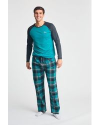 BoohooMAN - Tokyo Laundry Cotton 2-piece Long Sleeve Top And Bottoms Pyjama Set - Lyst