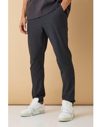 BoohooMAN - Technical Stretch Cuffed Slim Fit Jogger Trousers - Lyst