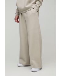 BoohooMAN - Tall 330Gsm Extreme Wide Leg Basic Sweatpants - Lyst
