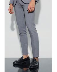 BoohooMAN - Jersey Skinny Suit Trousers - Lyst