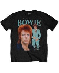 BoohooMAN - David Bowie Life On Mars Homage T-shirt - Lyst