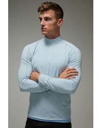 BoohooMAN - Common Pace Running Reflective Muscle Fit 1/4 Zip - Lyst
