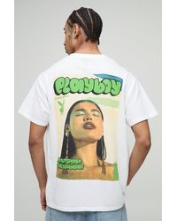 BoohooMAN - Oversized Playboy License Graphic T Shirt - Lyst