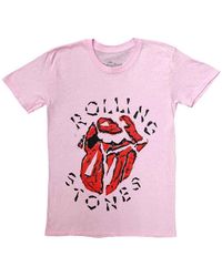 BoohooMAN - The Rolling Stones Hackney Diamonds Painted Tongue T Shirt - Lyst