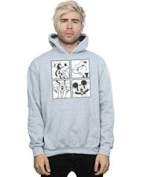BoohooMAN - Disney Mickey, Donald, Goofy And Pluto Boxed Hoodie - Lyst
