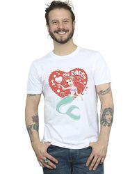 BoohooMAN - Disney The Little Mermaid Love Daddy T-shirt - Lyst