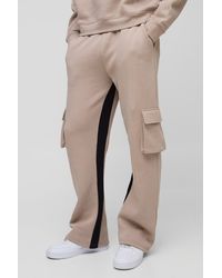 Boohoo - Regular Fit Gusset Cargo Joggers - Lyst