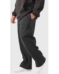 BoohooMAN - Plus Basic Relaxed Fit Jogger In Black - Lyst