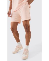 BoohooMAN - Loose High Build Pique Limited Short - Lyst