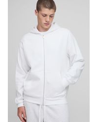 Boohoo - Basic Regular Zip Through Hoodie - Lyst