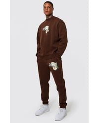 Brown Tracksuits and sweat suits for 